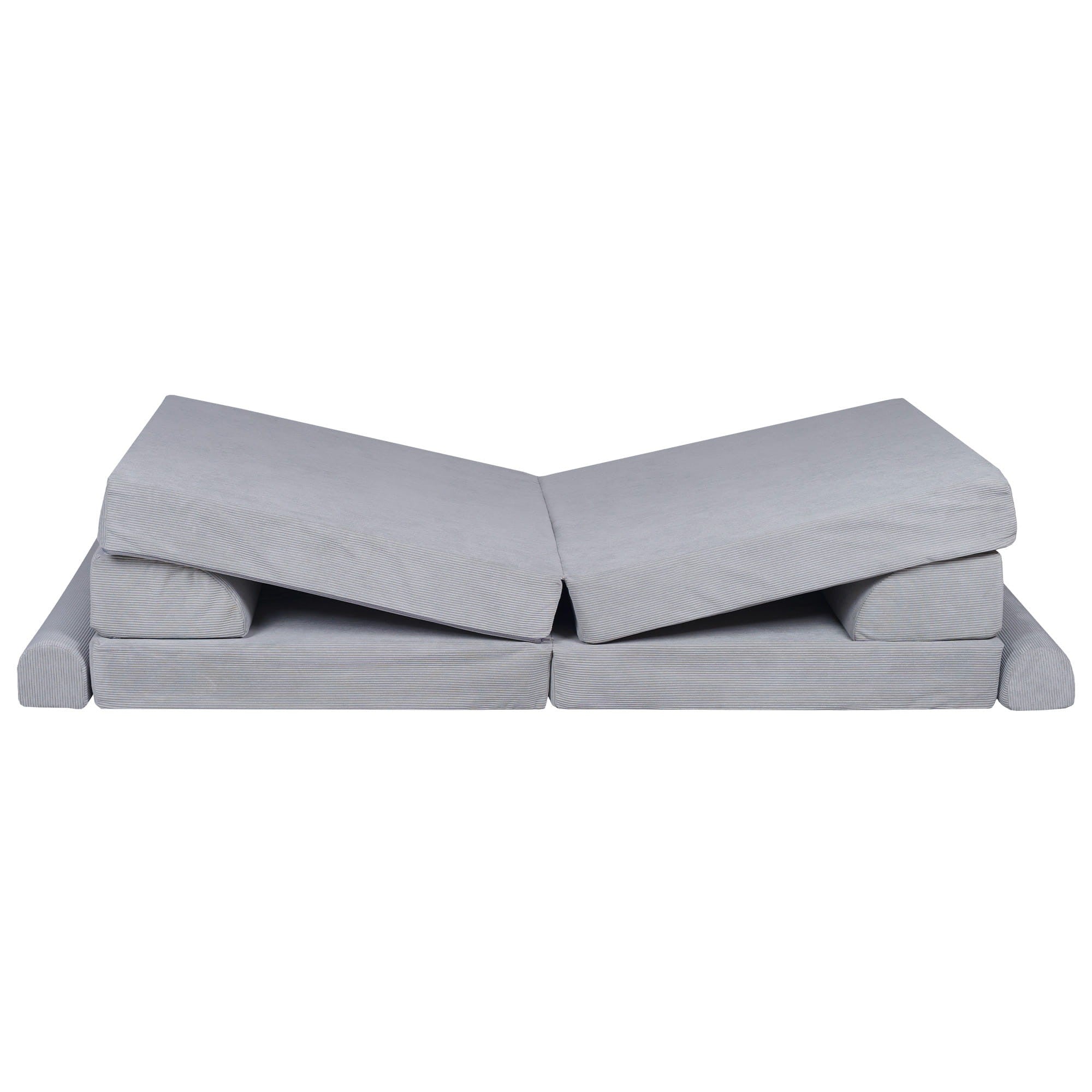 MeowBaby® Large Slimcord Premium Sofa - Gray